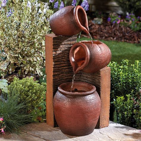 Serenity Tipping Pots Water Feature Garden Gear