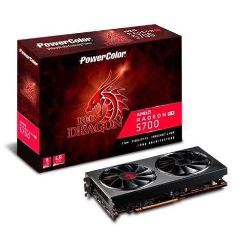 Placa De Video Powercolor Radeon Rx Gb Red Dragon Bit Axrx