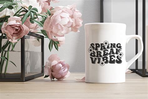 Free Spring Break Vibes Retro Svg Artbubbles