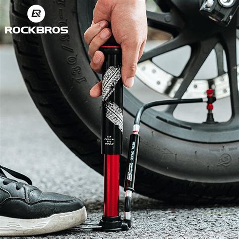 Rockbros Bicycle Pump Psi High Pressure Portable Pump Av Fv