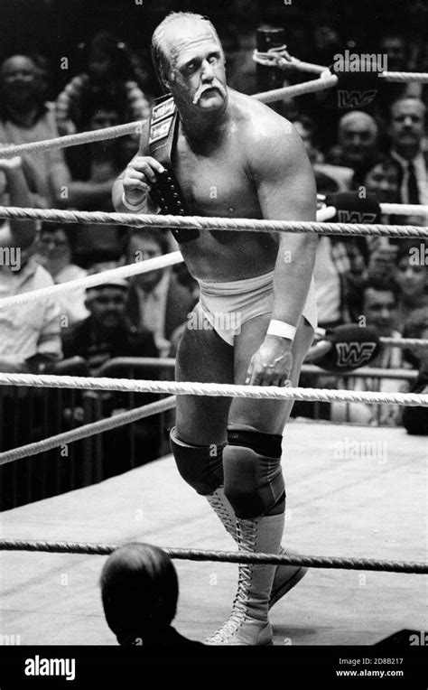 Hulk Hogan Wrestling Black And White Stock Photos And Images Alamy