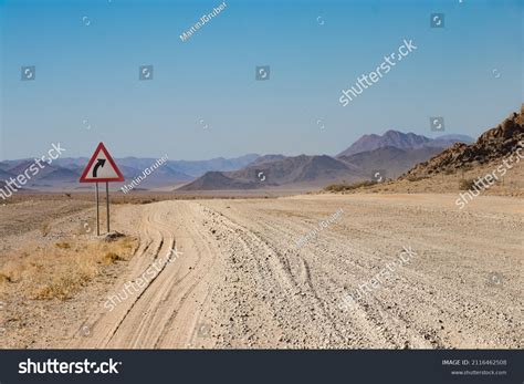 Close Washboard Gravel Road Warning Road Stock Photo (Edit Now) 2116462508