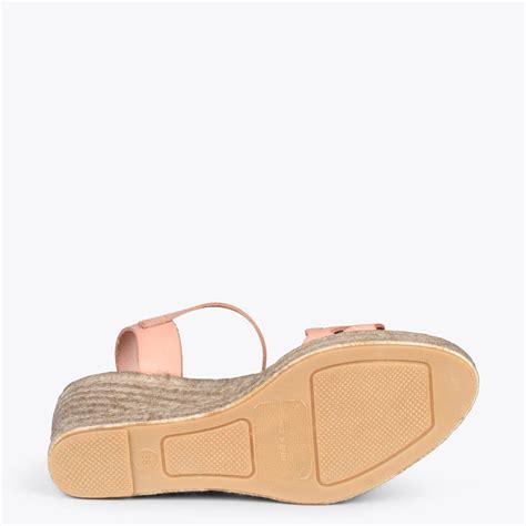 Oasis Cu As De Esparto Tostado Con Trenza Nude Nude Espadrilles Leather Espadrilles