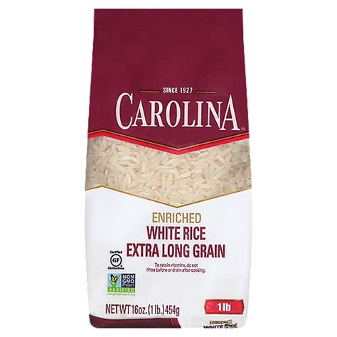 Carolina® Enriched Extra Long Grain White Rice 16 Oz Bag Fairway