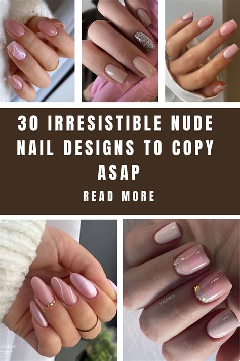 Irresistible Nude Nail Designs To Copy Asap In Nude Nail