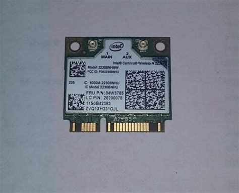 Intel N 2230 2230BNHMW + BT 4.0 card for Lenovo 20200078 0B42383 ...