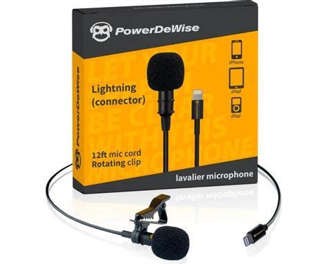 Петличный микрофон PowerDeWise с Lightning коннектором - RU.Powerdewise.com