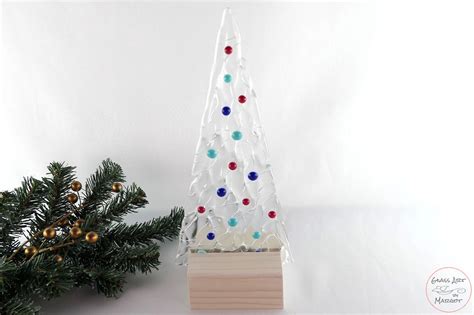 Fused Glass Christmas Tree Table Top Display Variations Glass Art