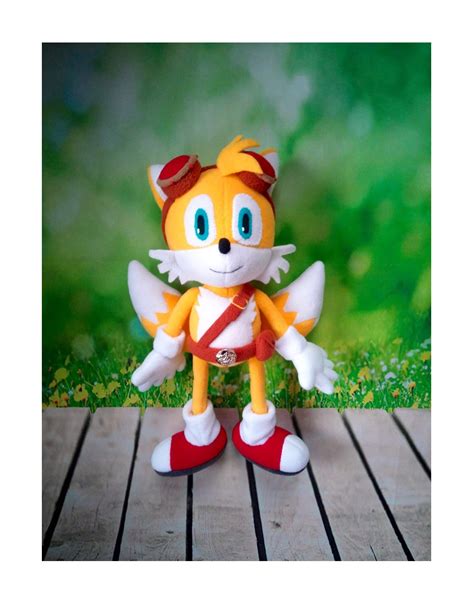 Miles Tails Prower Sonic Plush Fox Tails Sonic Stuffed - Etsy