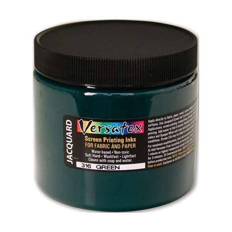 Jacquard Versatex Screen Printing Ink 16 Oz Green