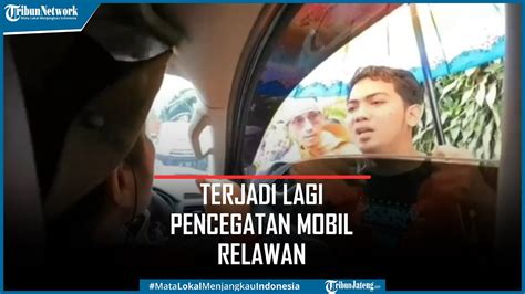 Terjadi Lagi Sekelompok Warga Cegat Mobil Relawan Gempa Cianjur Youtube