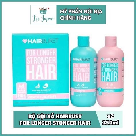 B D U G I D U X Hairburst Shampoo Conditioner For Longer Stronger