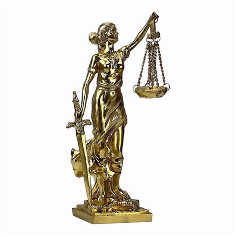 Themis Greek Roman Blind Lady Of Justice Law Goddess Statue Sculpture