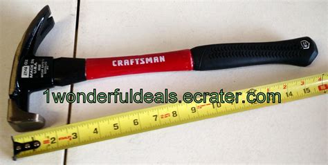 Craftsman 24 oz. Fiberglass Hammer Demolishes the Competition Finishing ...