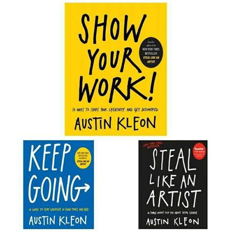 Jual Paket Buku Show Your Work Keep Going Dan Steal Like An Artist