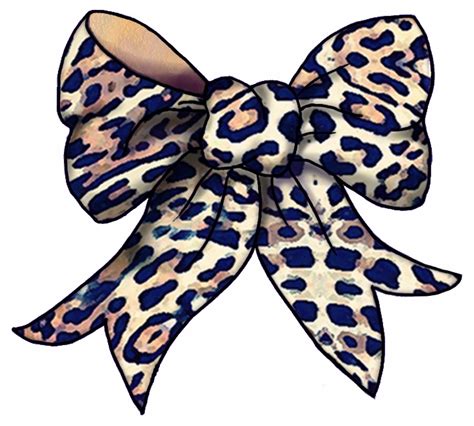 Cheetah Print Bow Clipart Clip Art Library