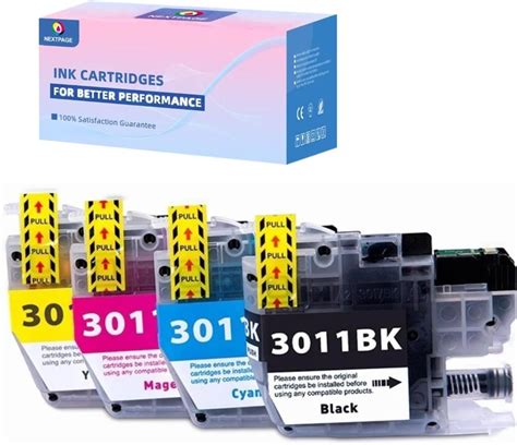 Amazon NEXTPAGE LC3011 LC3013 Ink Cartridges 1 Black 1 Cyan 1