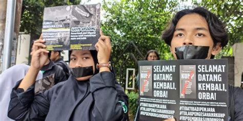 Penetapan KUHP Dibalas Aksi Tutup Mulut Tebuireng Initiatives