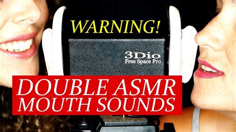 Double Asmr Wet Mouth Sounds Binaural Ear To Ear W Whisper 20