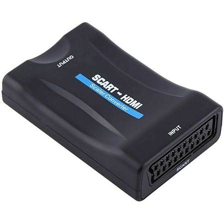 Amazon SCART To HDMI TAIPOXUN Scart Converter Video Audio Box HD