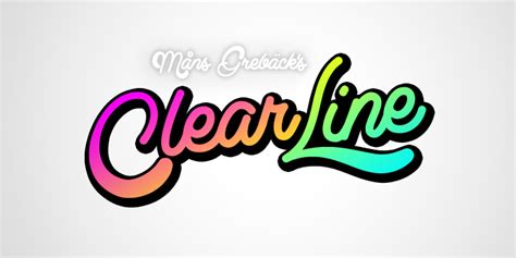 Clear Line Font | dafont.com