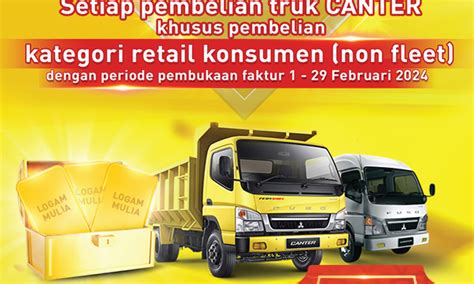 Beli Truk Canter Dapat Logam Mulia Pt Murni Berlian Motors