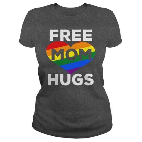 Official Free Mom Hugs Heart Shirt Hoodie Tank Top Sweater And Longsleeve Free Mom Mom Hug