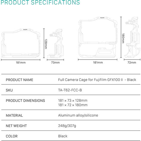 Tilta Full Camera Cage For Fujifilm Gfx Ii Black Lowest Price In