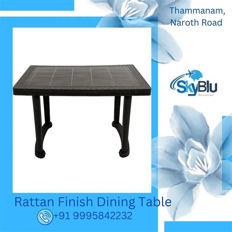 Black Rectangular Plastic Dining Table At Rs 1400 Ernakulam ID