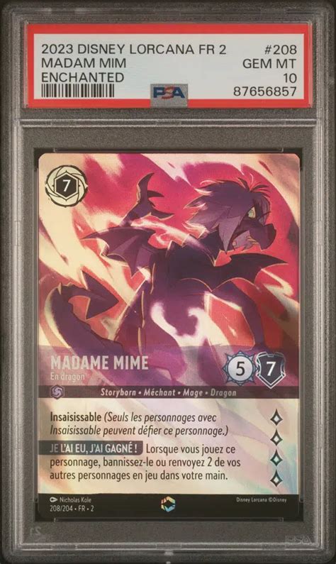 Voggt buy Madame MIM Dragon enchanté chapitre 2 PSA 10