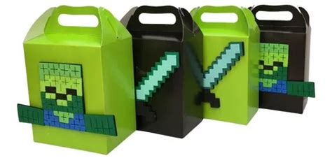 Paquete Cajas Dulceras Con Figuras Minecraft De Fomi En Venta En