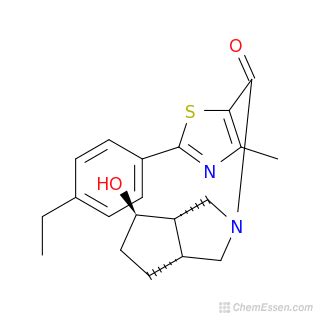 3aS 4R 6aR 2 2 4 Ethylphenyl 4 Methyl 1 3 Thiazol 5 Yl Carbonyl