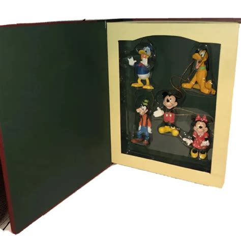 Vintage Disneys Mickey And Friends Storybook Collection Ornaments £4875 Picclick Uk