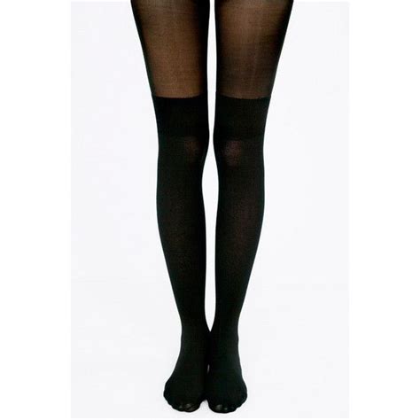 Pretty Polly Secret Socks Thigh High Tights Tobi Liked On