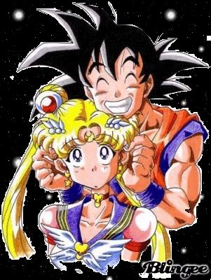 goku and sailor moon Picture #72214973 | Blingee.com