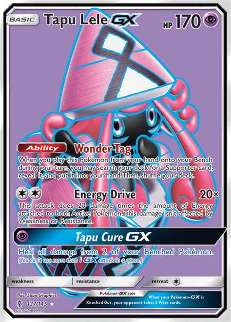 Tapu Lele Gx Guardians Rising Ultra Rare Pokemon Tcg Digitaltq