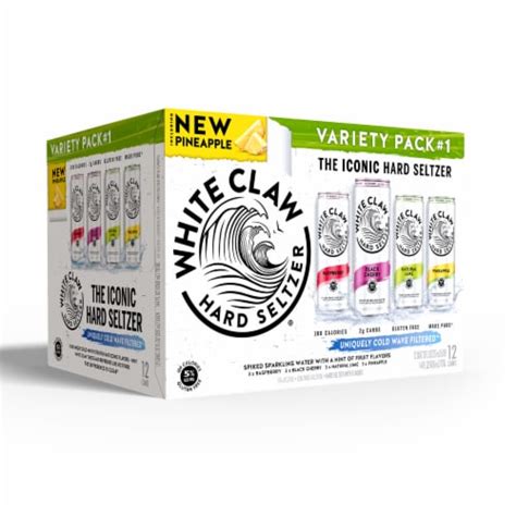 White Claw Hard Seltzer Variety Pack No 1 12 Cans 12 Fl Oz Kroger