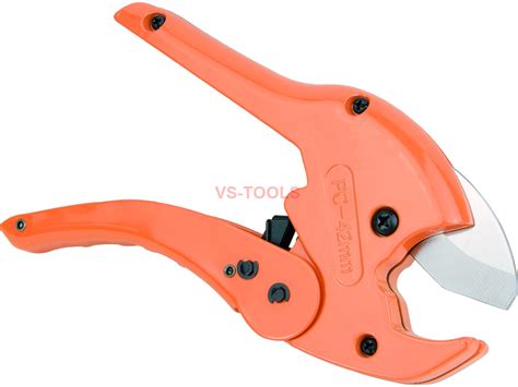 Plumbing Plastic Tube Pex Pipe Hose Ratcheting Cutter 42mm 1 58 Tool