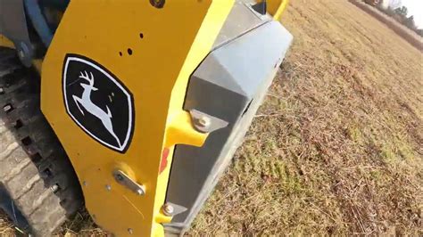 Brush Hogging With A Skid Steer Youtube