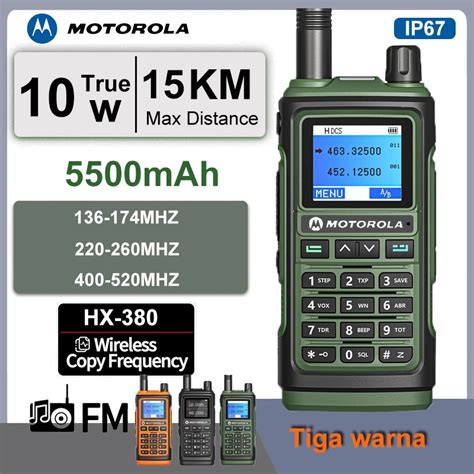 Jual Mini Motorola Ht Jarak Jauh Km Walkie Talkie Channels Radio