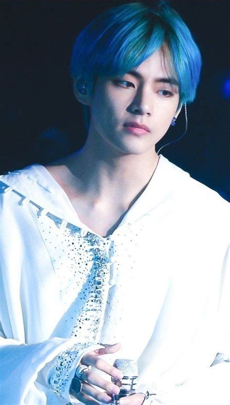 pin  texen  bts kim taehyung blue hair taehyung