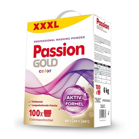 Passion Gold Proszek Xxxl Do Prania Kolor Kg P Niemiecki Shopee