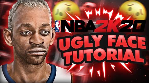 Ugly Myplayer Face Creation Tutorial Scare Ppl Away At Park Nba 2k20