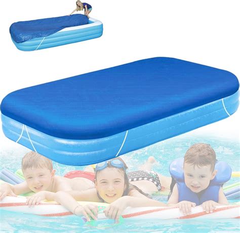 Luolety Ft Rectangular Pool Cover For Inflatable Pool Swimming