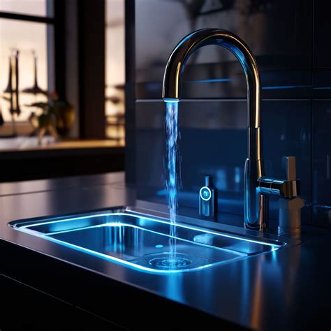 Smart faucet designed for a futuristic kitchen by Josia Rudolph ...