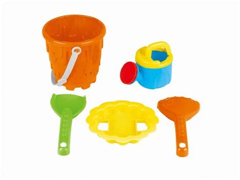 Beach Toy| Summer Toy| - 14CM BEACH BUCKET SET (5PCS)