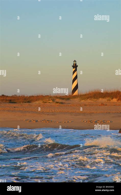 Cape Hatteras Lighthouse At Sunrise Cape Hatteras National Seashore