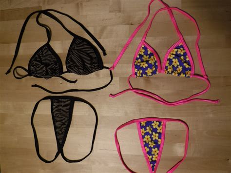 Thong Bikini Lingerie Set Etsy
