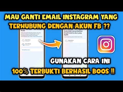 Cara Mudah Mengganti Email Instagram Kita Hebat