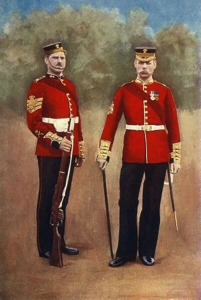 Fine Art Print Of The Grenadier Guards Colour Sergeant And Print